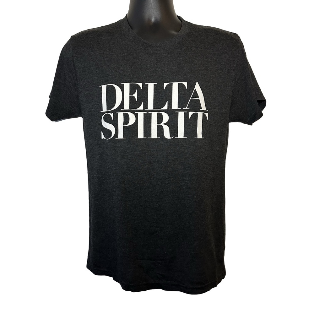 Delta Spirit Black Men's Logo T-Shirt